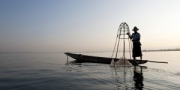 Intha fisherman, Inle lake, Myanmar, 2014