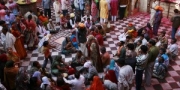 Holi festival, Vrindavan, India, 2010